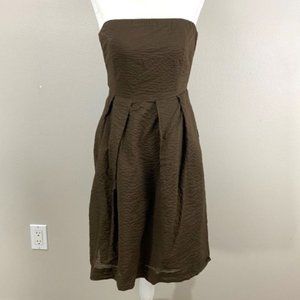 J. Crew Textured Strapless Dress